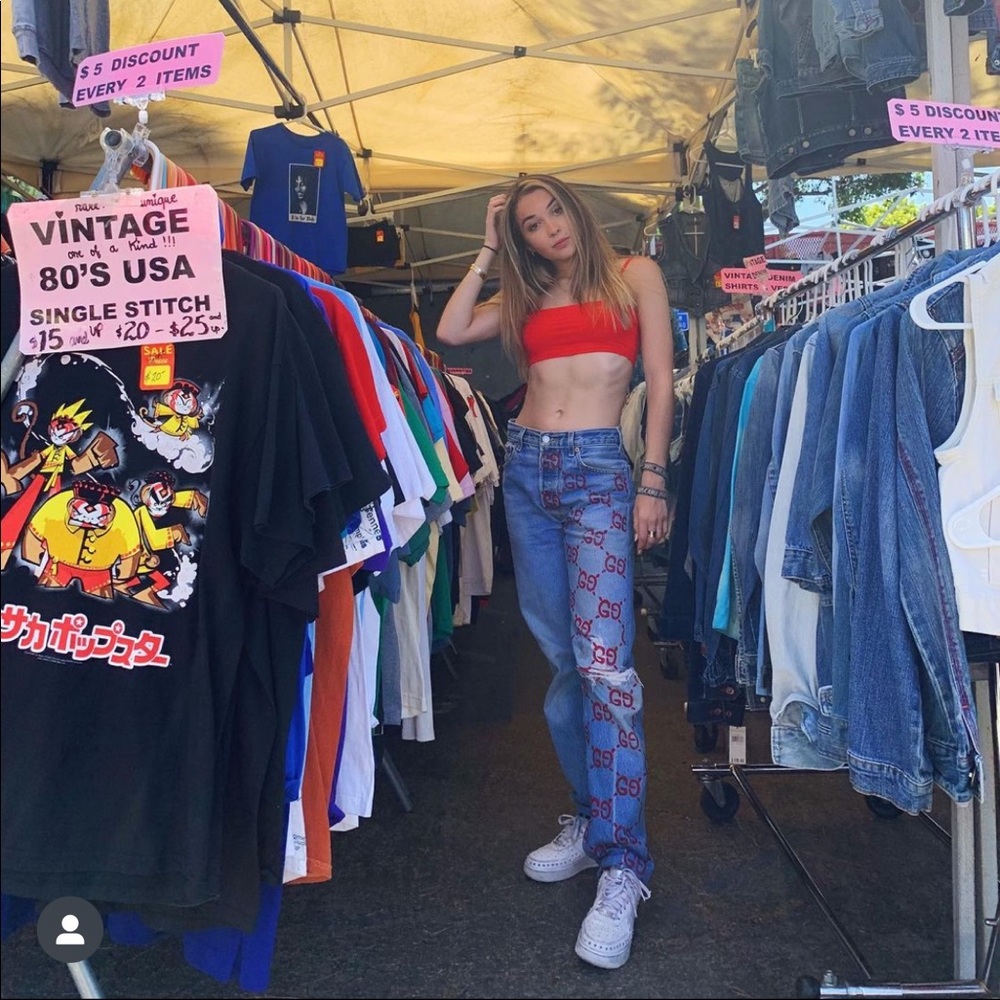 Custom Gucci Jeans